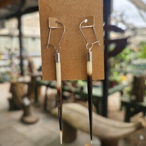 Gauge Friendly Quill Earrings - Porcupine